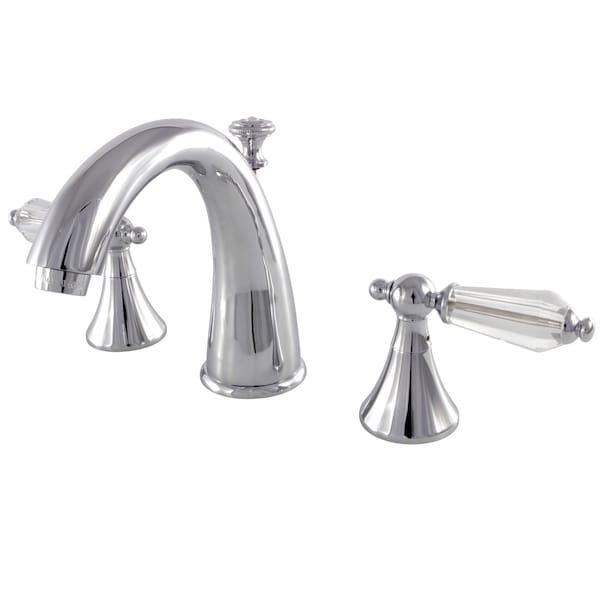 8" Widespread Bathroom Faucet, Polished Chrome